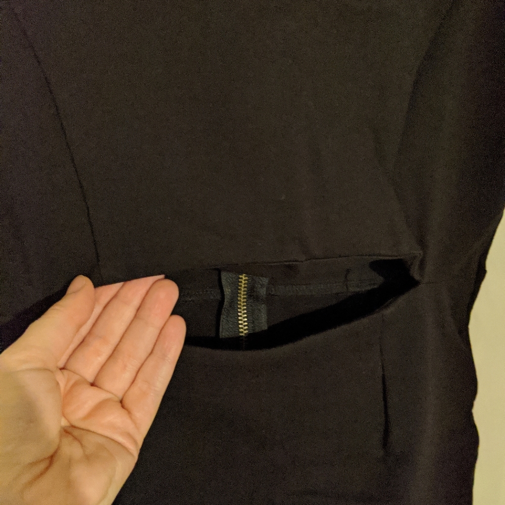 NWOT Reformation Sleek Black Dress, Size 4 - Picture 3 of 5